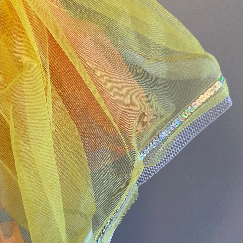 Yellow and Orange Sequin Tutu Costume
